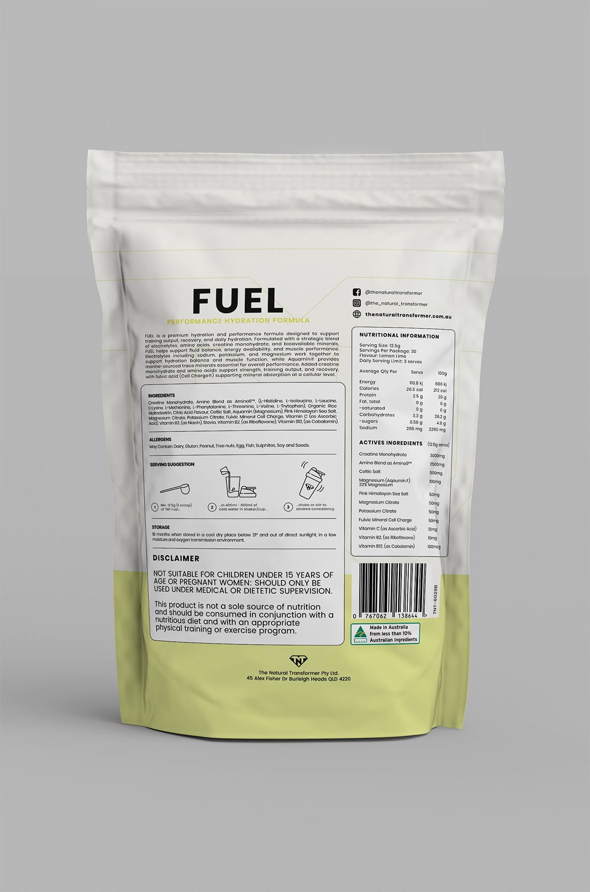 Fuel - Hydration, Performance & Recovery Supplement