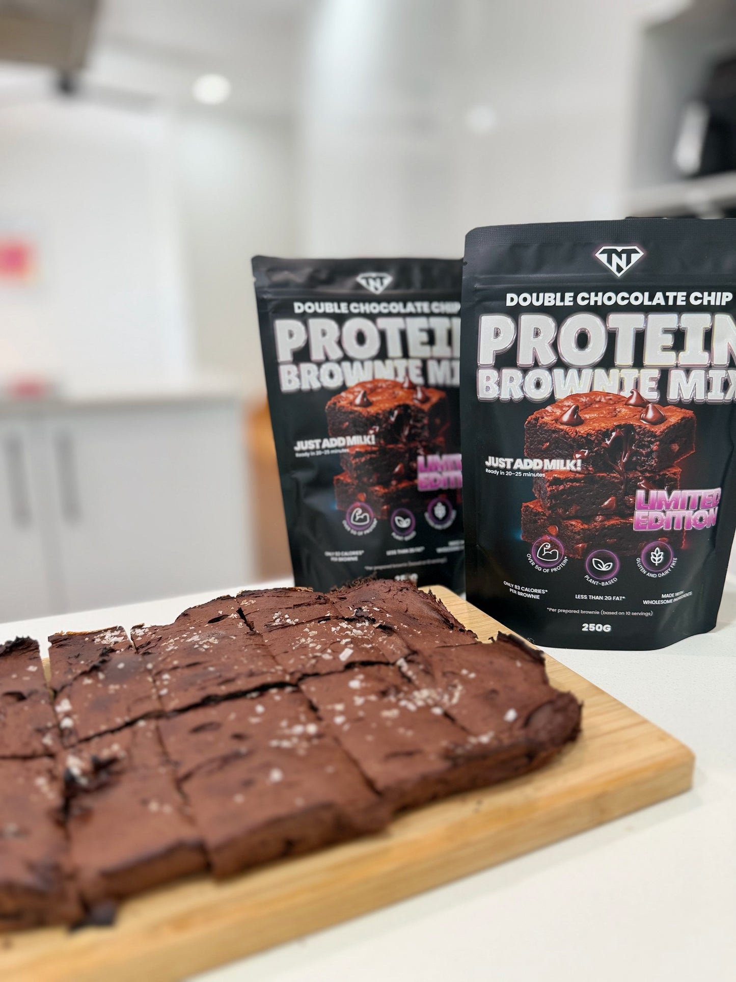 Double Chocolate Chip Protein Brownie Mix