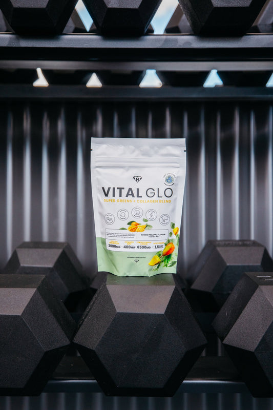 Vital Glo Greens & Marine Collagen Powder